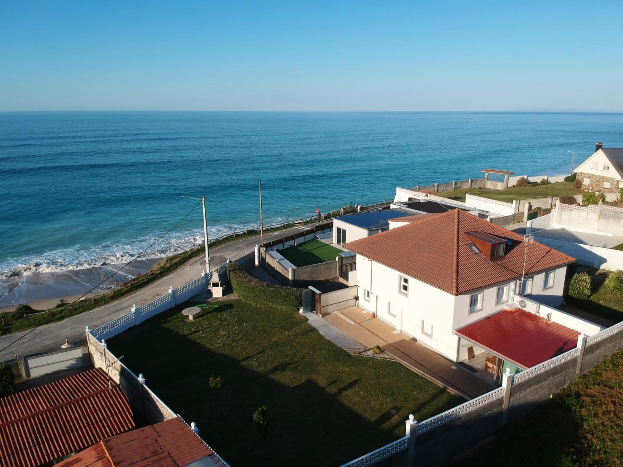 Ag Casa Vilamar En Primera Linea De Playa Razo Razo da Costa ภายนอก รูปภาพ